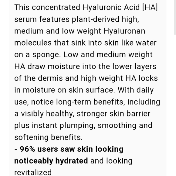 NIB GROWN ALCHEMIST INSTANT SMOOTHING HYALURONIC ACID SERUM - Picture 4 of 12